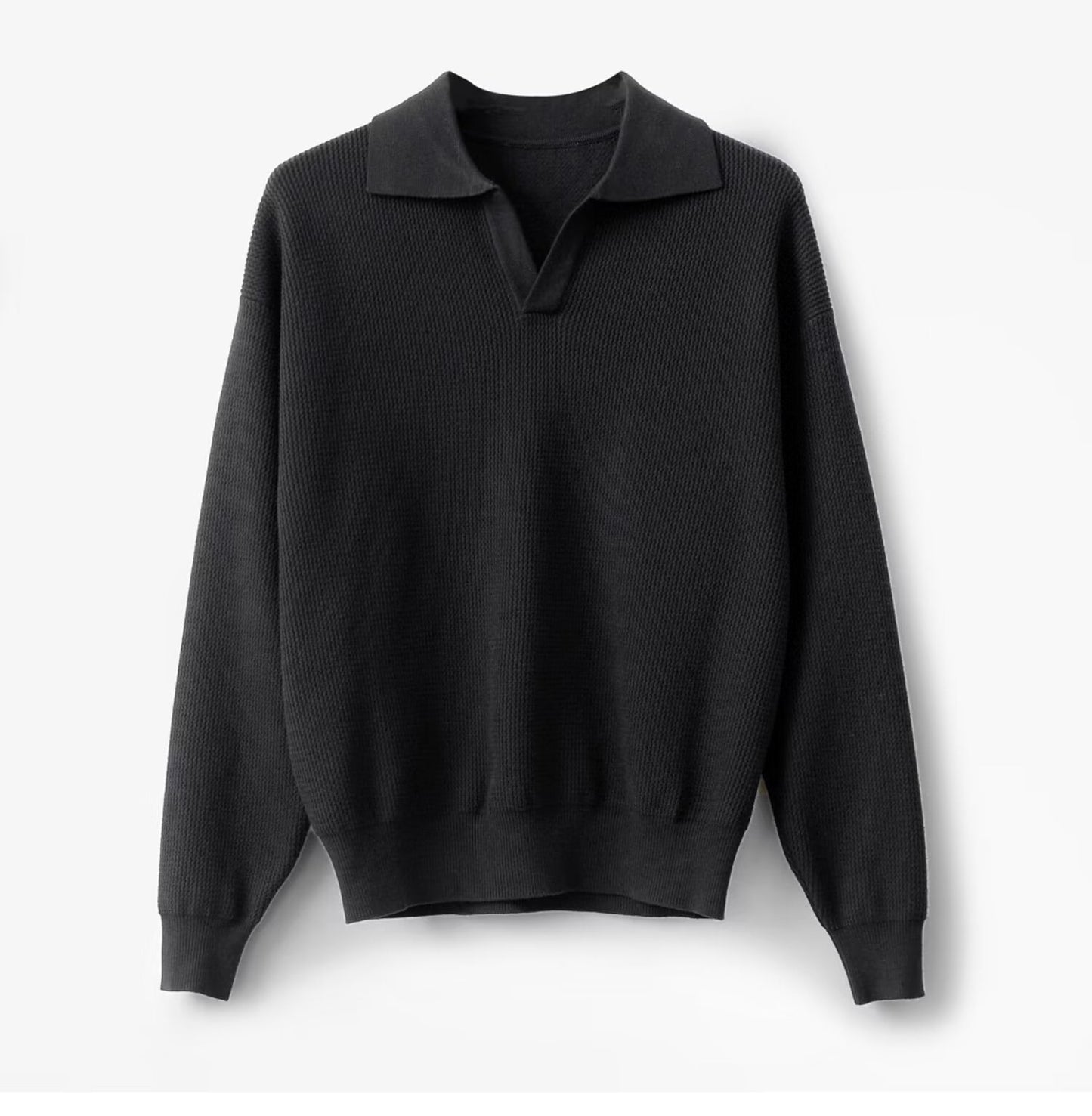 UrbanStoff | Herren Lockeres Langarmshirt