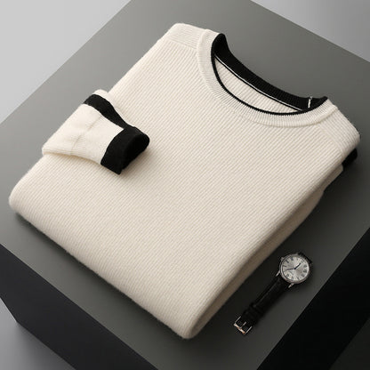UrbanStoff | Lockerer Kaschmir Strickpullover