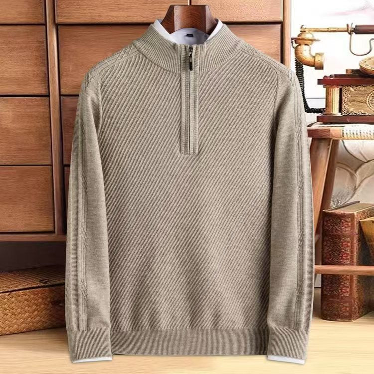 Herren Strickpullover aus reiner Wolle