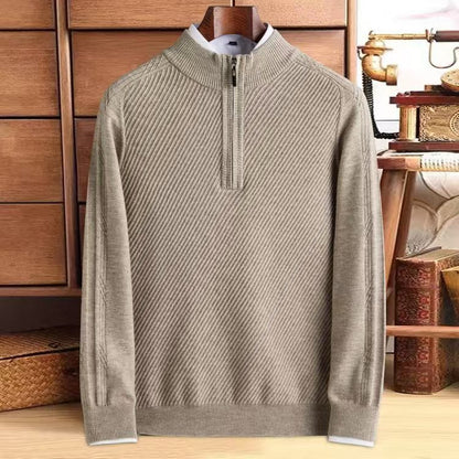 Herren Strickpullover aus reiner Wolle