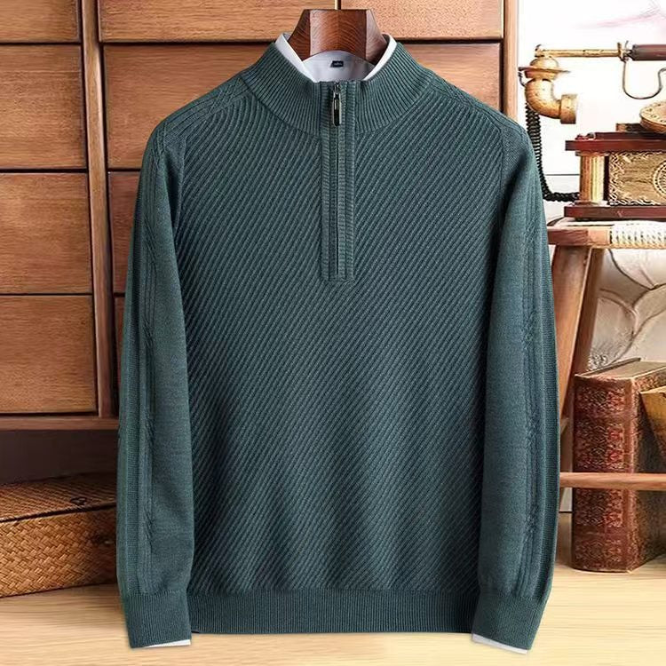 Herren Strickpullover aus reiner Wolle
