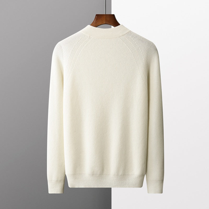 Strickpullover mit Knopfleiste