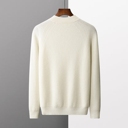Strickpullover mit Knopfleiste