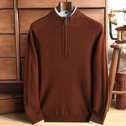 Herren Strickpullover aus reiner Wolle