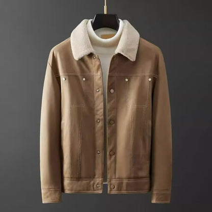 Wildleder Kurzjacke Winter Freizeit