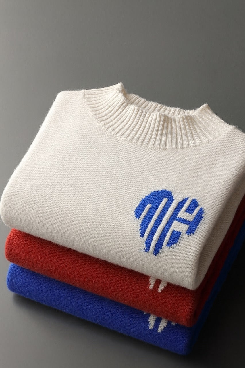 UrbanStoff | Herren Wollpullover Rundhals