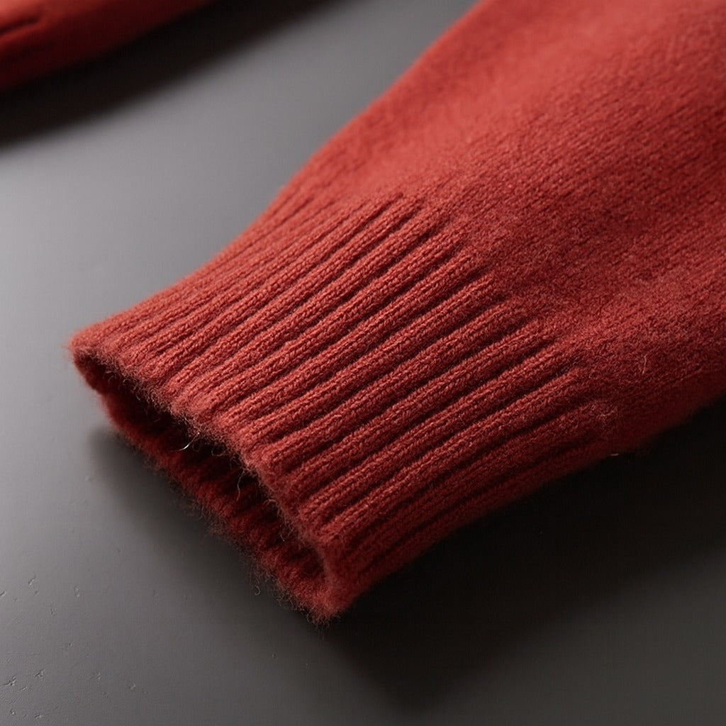 UrbanStoff | Herren Wollpullover Rundhals