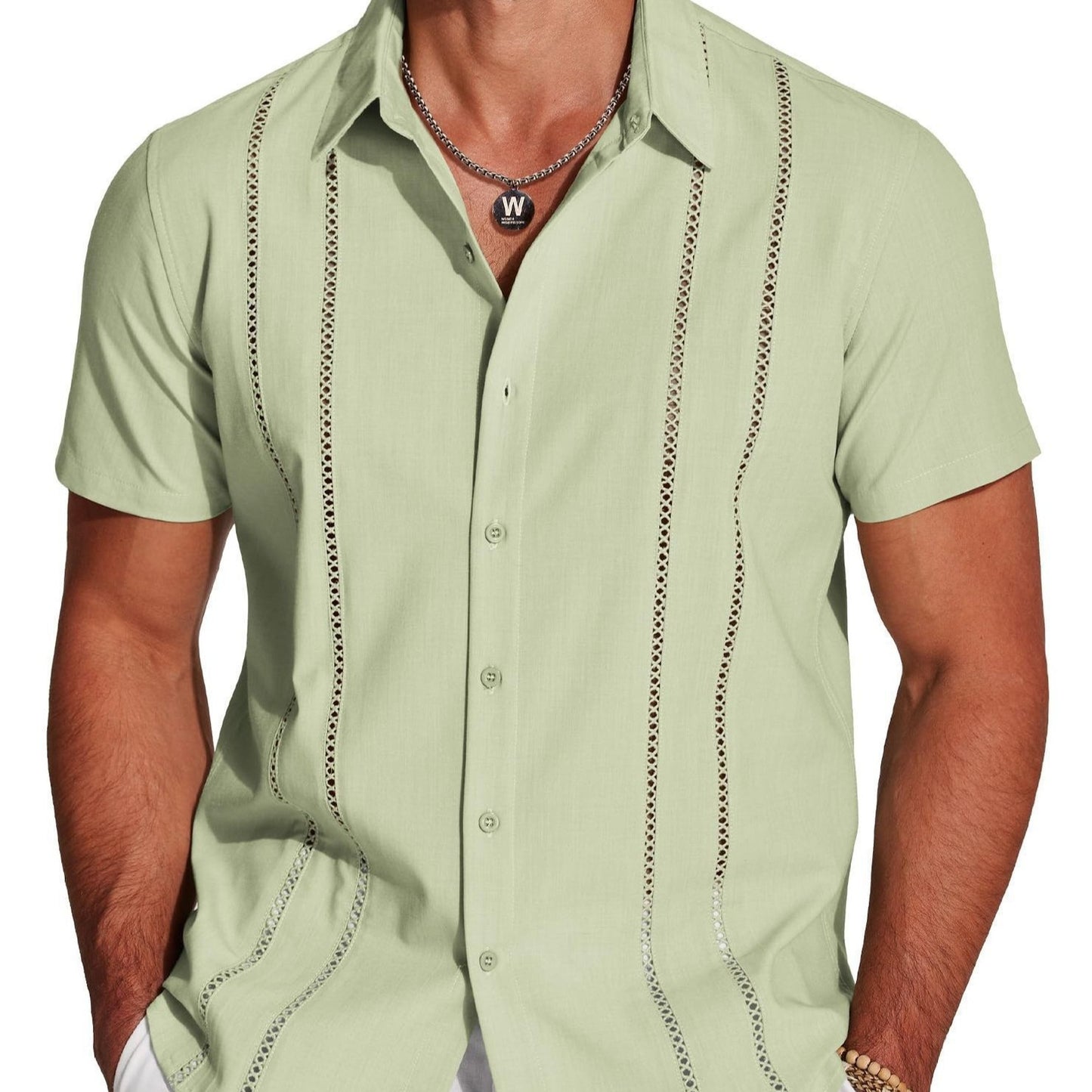 Kurzarmhemd im Hawaii-Stil