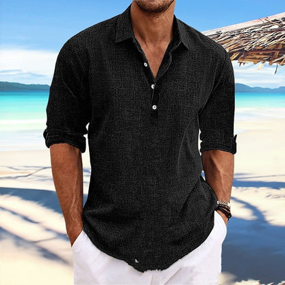 Herren Hemp Langarmshirt – Locker & Bequem