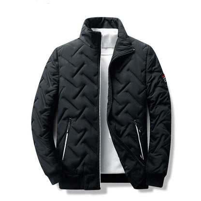 Kurze Stehkragen Pufferjacke