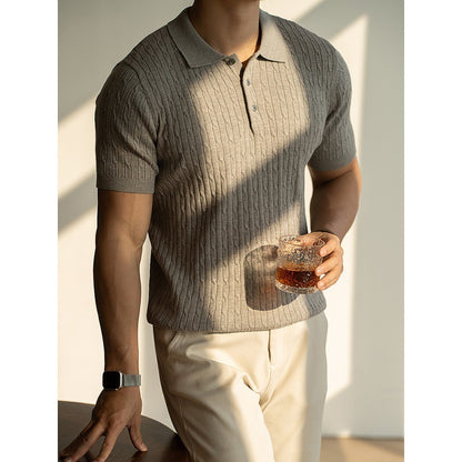 UrbanStoff | Strukturiertes Strickpolo