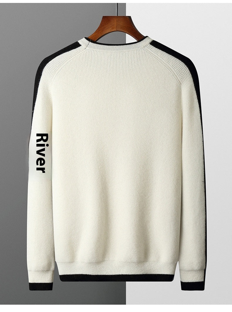 UrbanStoff | Lockerer Kaschmir Strickpullover