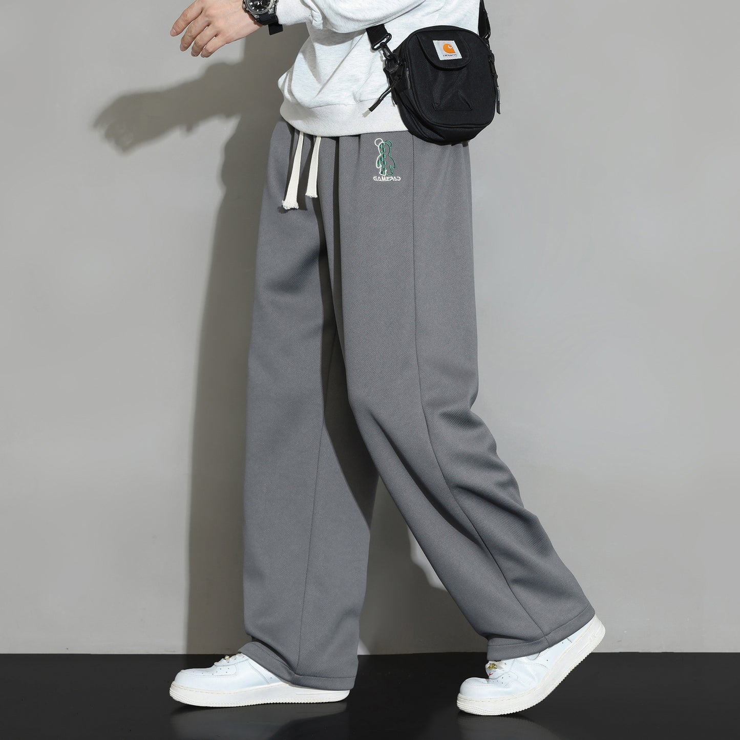 Weitbeinige Sport-Sweatpants