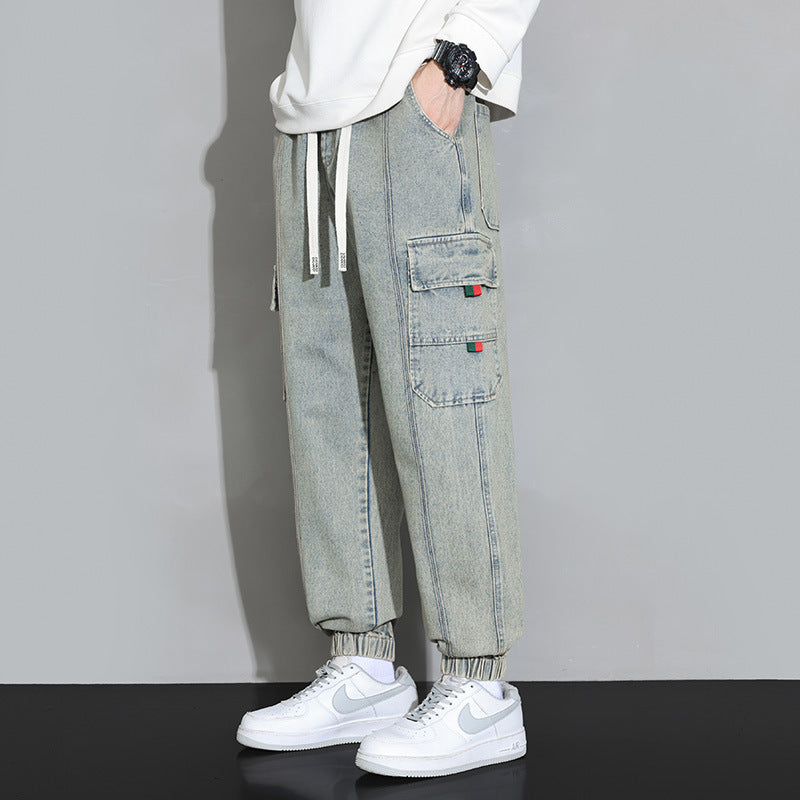 Retro Cargo Jeans Jogginghose