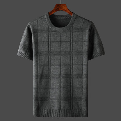 UrbanStoff | Kurzarm Strickpullover