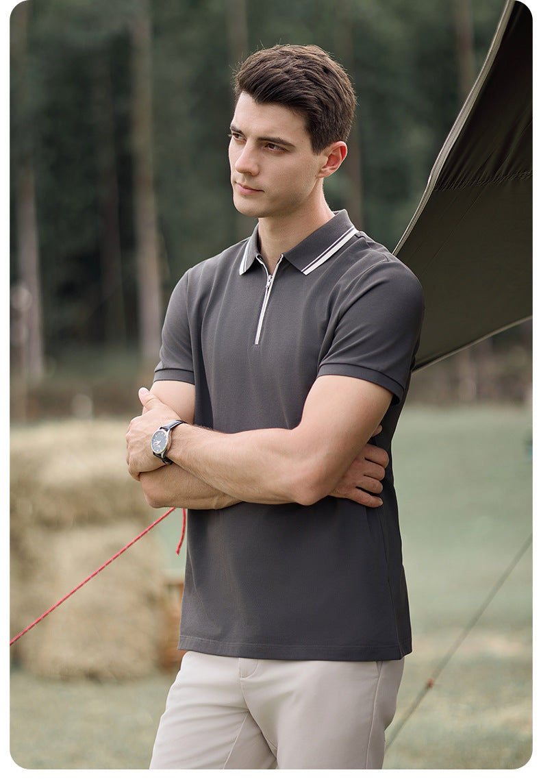 Casual Kurzarm-Poloshirt