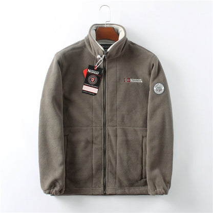 Herren Fleecejacke Wende-Style