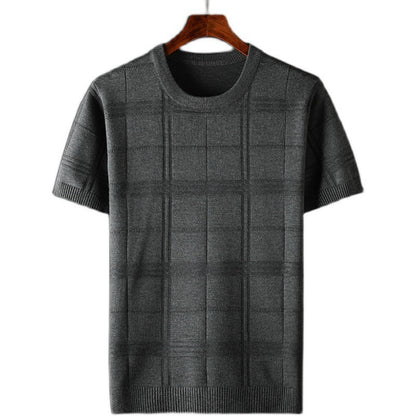 UrbanStoff | Kurzarm Strickpullover