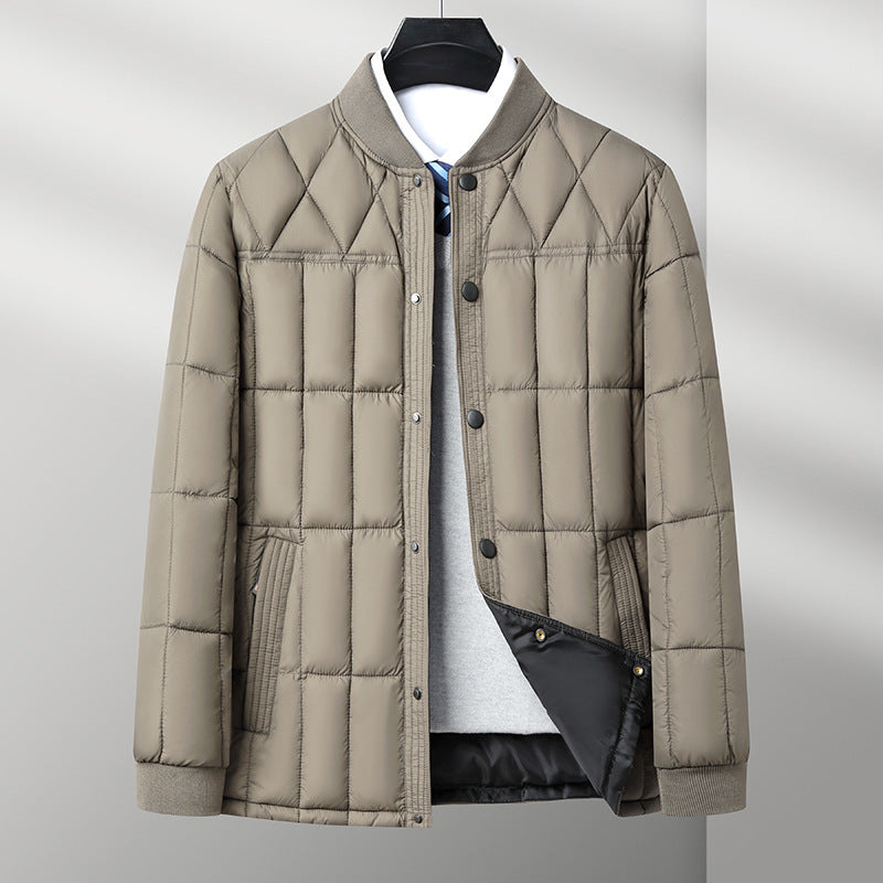 UrbanStoff | Wattierte Winterjacke mit Stehkragen