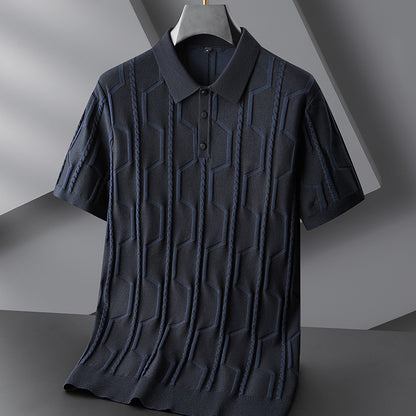 UrbanStoff | Jacquard Strickpolo