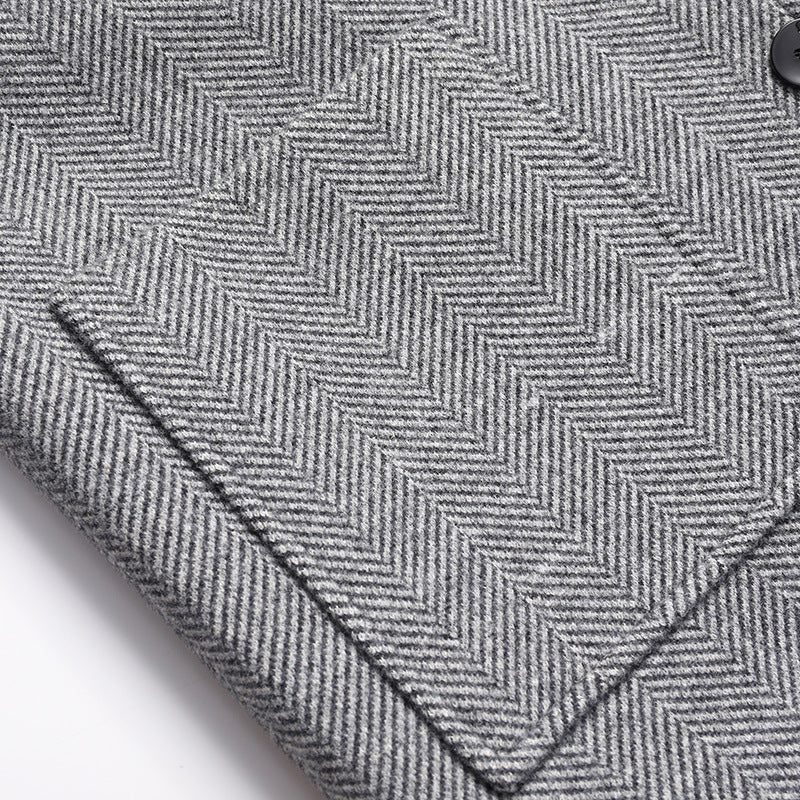 Herren Wollmantel Winter