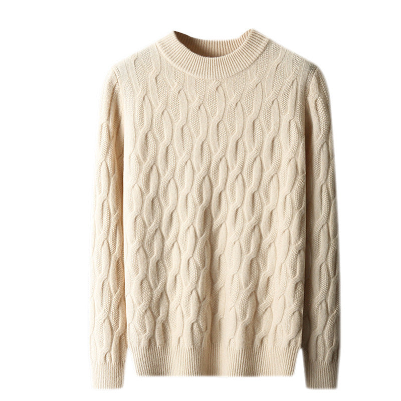 Herren Strickpullover mit Halber Rollkragen