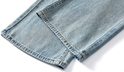 Locker Geschnittene Wide-Leg Jeans
