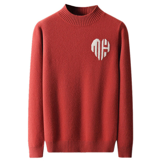 UrbanStoff | Herren Wollpullover Rundhals