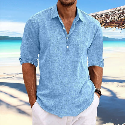 Herren Hemp Langarmshirt – Locker & Bequem
