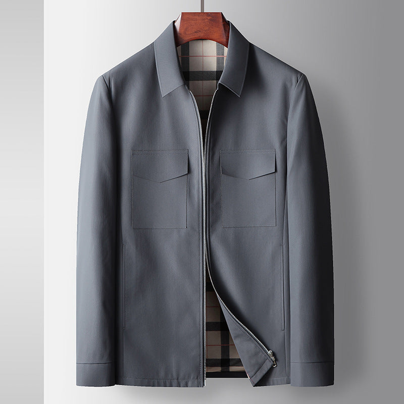 UrbanStoff | Cargo-Reversjacke mit Reißverschluss