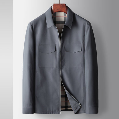 UrbanStoff | Cargo-Reversjacke mit Reißverschluss