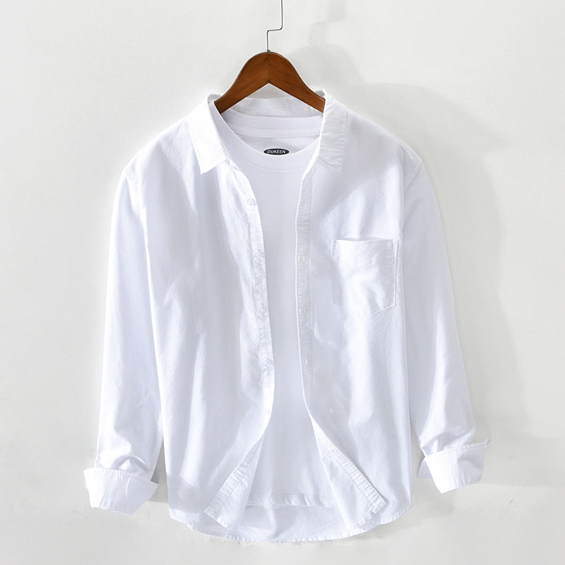 UrbanStoff | Baumwollhemd Langarm