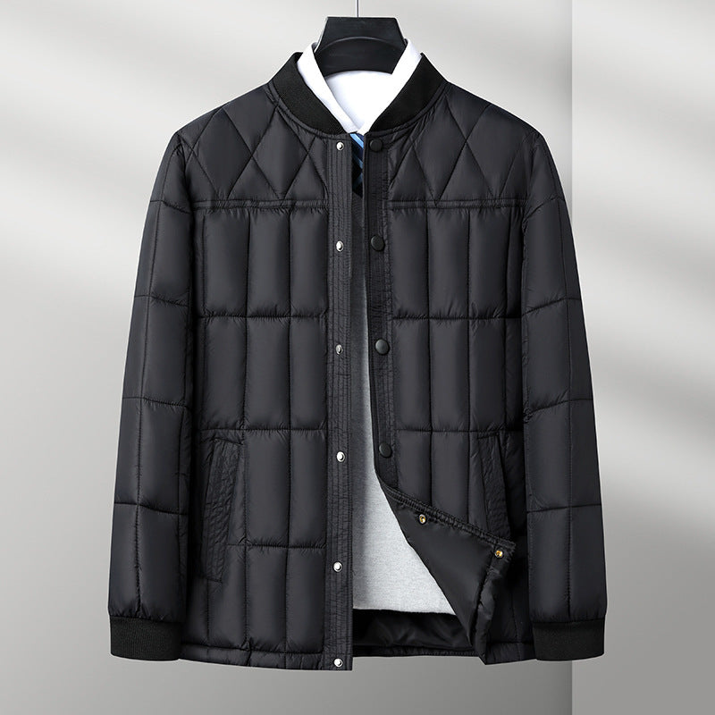 UrbanStoff | Wattierte Winterjacke mit Stehkragen