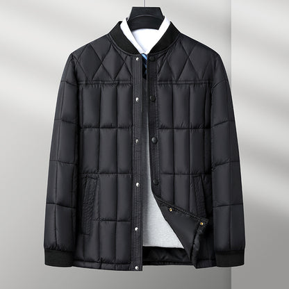 UrbanStoff | Wattierte Winterjacke mit Stehkragen