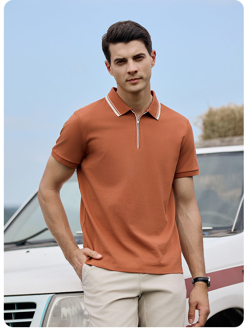 Casual Kurzarm-Poloshirt