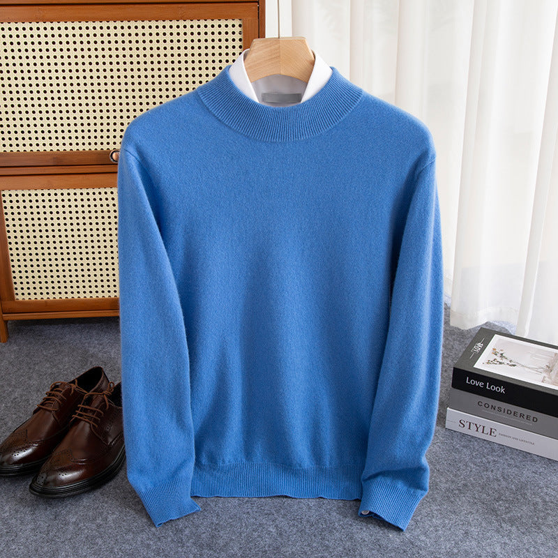 UrbanStoff | Halbkragen Wollpullover