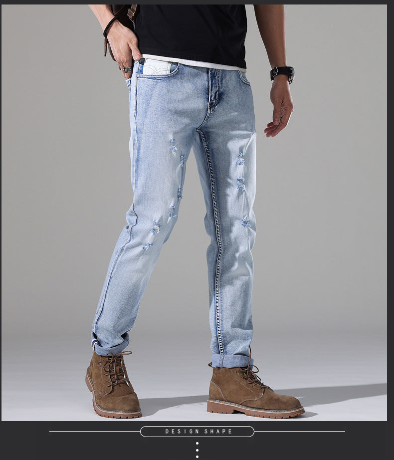 UrbanStoff | Slim-Fit Ripped-Jeans