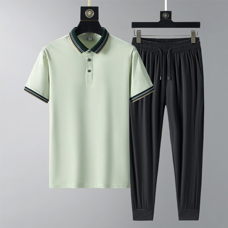 UrbanStoff | Schnelltrocknendes Polo & Hosen-Set