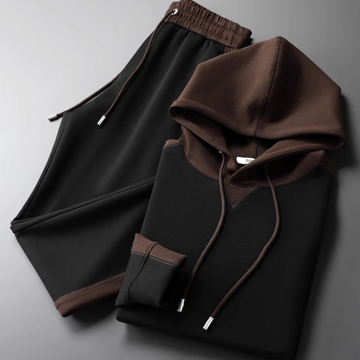 UrbanStoff | Patchwork Hoodie Jogginganzug Herren