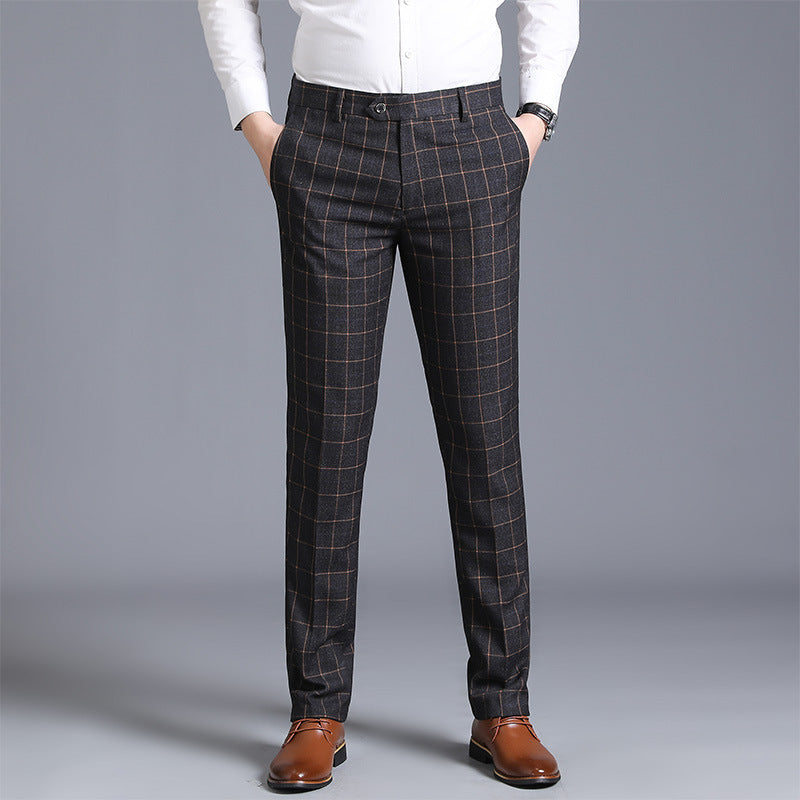 Karo Slim Fit Anzughose