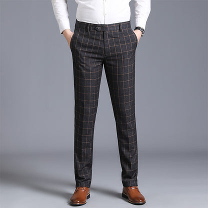Karo Slim Fit Anzughose