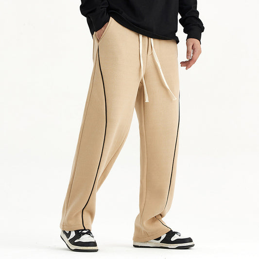 UrbanStoff | Warme Strickhose mit Samt
