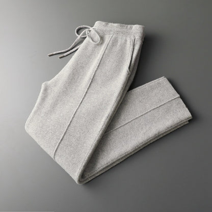 UrbanStoff | Herren Wollhose mit Geradem Bein