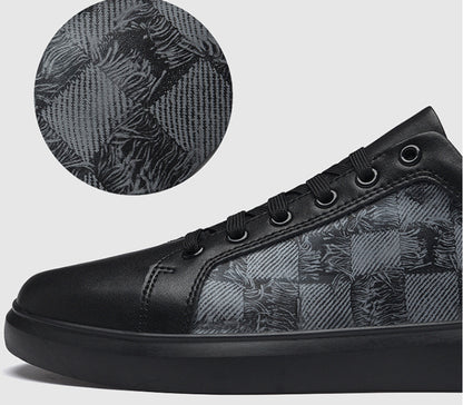 Freizeit-Sneaker aus Rindsleder