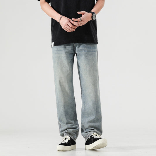 UrbanStoff | Vintage Washed Wide-Leg Hose