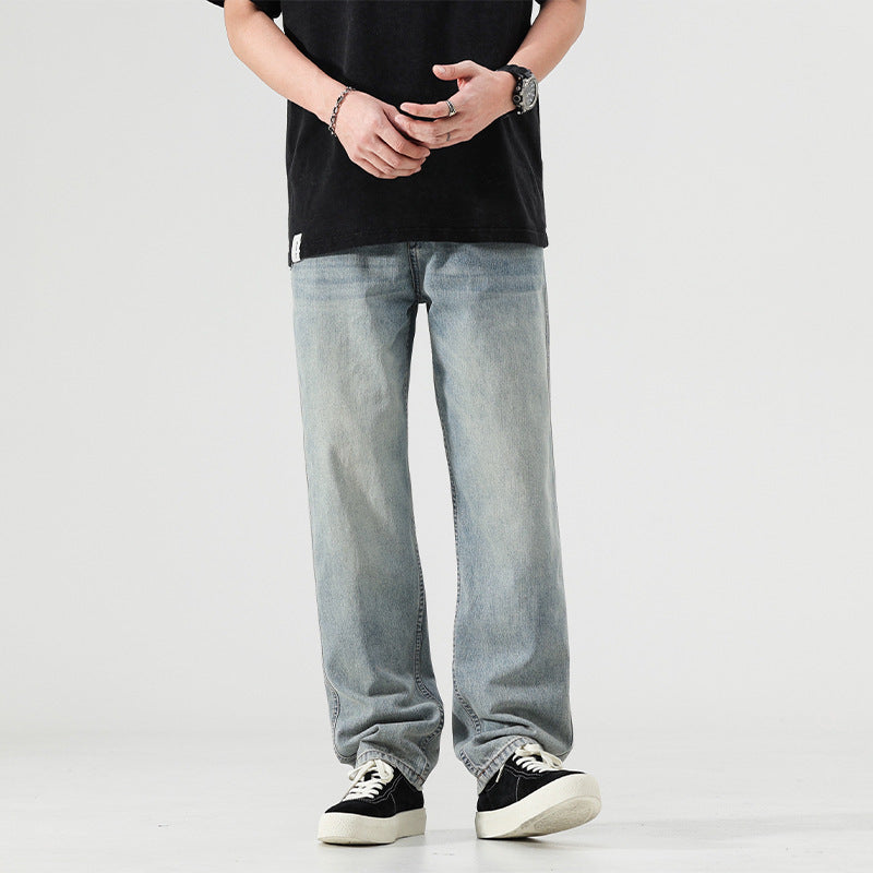 UrbanStoff | Vintage Washed Wide-Leg Hose