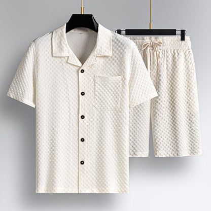 UrbanStoff | Revers-Kurzarm & Shorts Zweiteiler