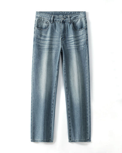 UrbanStoff | Whiskered Straight-Leg Jeans
