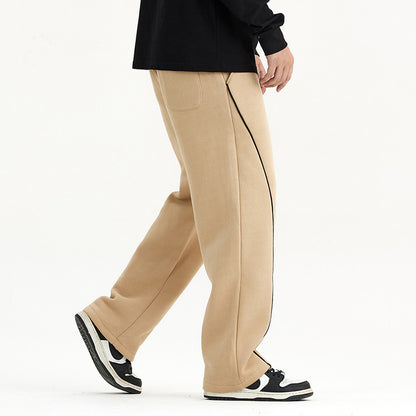 UrbanStoff | Warme Strickhose mit Samt