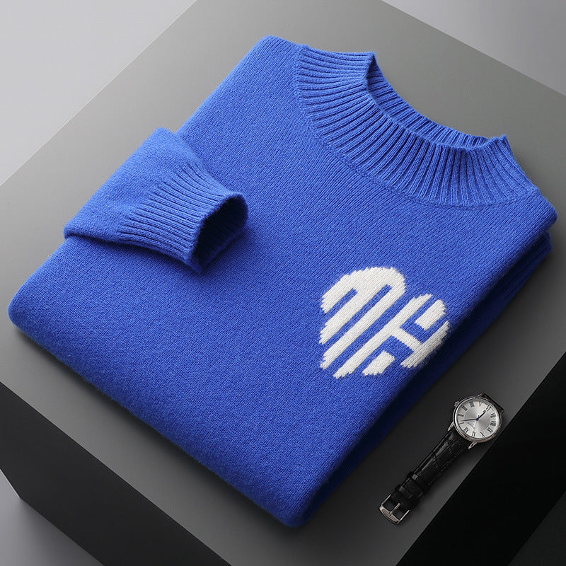UrbanStoff | Herren Wollpullover Rundhals